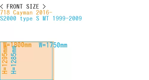 #718 Cayman 2016- + S2000 type S MT 1999-2009